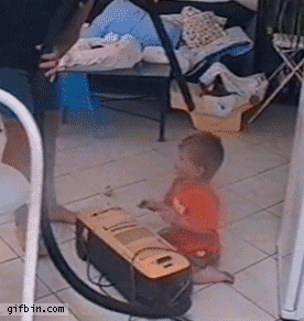 How to do hair with a vacuum cleaner, genius