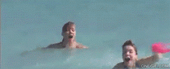Frolicking in the sea, what could go wrong?